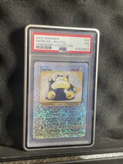 Pokemon TCG Snorlax Legendary Collection 64/110 PSA 7 - Image 1