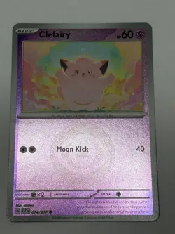 Clefairy Pokemon TCG Ascended Heroes Reverse Holo Psychic Energy 74/217 NM - Image 1