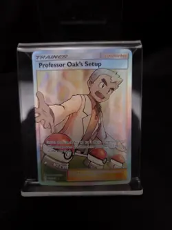 Pokemon TCG Holo Ultra Rare Full Art Professor Oaks Setup NM/M Pack Fresh - Image 1