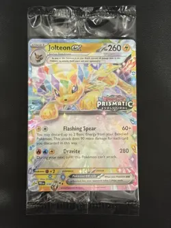Jolteon ex Stamped #30 – Prismatic Evolutions – Sealed Pokemon Promo - Image 1