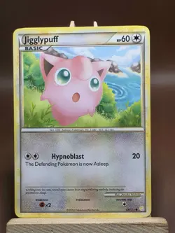 HP Jigglypuff 68/123 Pokemon English HeartGold & SoulSilver 2010 - Image 1
