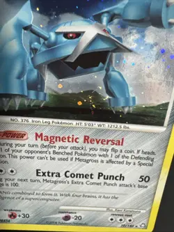 Pokemon TCG Metagross 10/146 Legends Awakened Holo Rare W/ Swirl LP - Image 5
