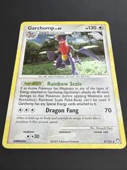 Garchomp Lv.66 9/123 - Holo Rare - Mysterious Treasures W/ Swirl Pokemon TCG LP - Image 3