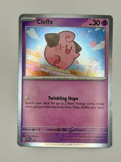🇨🇦 NM Cleffa - SVP095 - Pokemon Scarlet & Violet Promo Ultra Rare Holo - Image 1