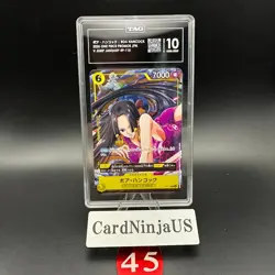 TAG 10 GEM MINT Boa Hancock P-115 Promo Card V JUMP Limited One Piece Card game - Image 1