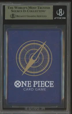 2022-24 One Piece PROMOS #ST10006 Monkey D. Luffy SR Treasure Booster SET BGS 10 - Image 2