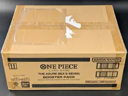 One Piece OP14-EB04 The Azure Sea's Seven English 12 Booster Box Case Sealed - Image 1