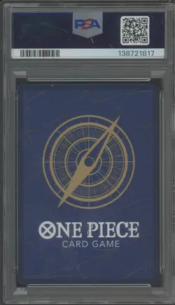 Auction #1 PSA 9 Luffy Saikyo Jump May Issue One Piece Gakuen P-075 Promo - Image 2