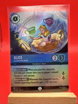 Alice (Accidentally Adrift) Epic - Fabled 217/204 Disney Lorcana NM Pack Fresh - Image 1