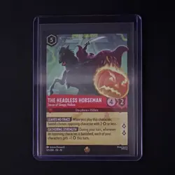 Disney Lorcana The Headless Horseman Terror of Sleepy Hollow 125/204 Regular Ch… - Image 1