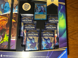 Disney Lorcana First Chapter Collector Set Costco Exclusive SEALED Promo - Image 2