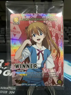 Union Arena Asuka Langley Tournament Event Winner Promo (Sealed) Evangelion - Image 1
