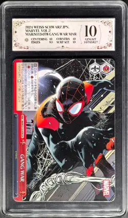 Weiss Schwarz Cards JPN. Spider-Man Gang War Mar CR S113-078 Marvel PCG 10 GEM - Image 1