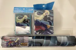 Cynthia & Gabrielle play Desk Mat sleeve Shield deck case Pokemon card set - Image 1