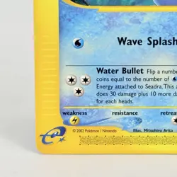 Seadra 58/147 Pokemon Aquapolis Uncommon Non‑Holo Pokemon Card Vintage NM - Image 5