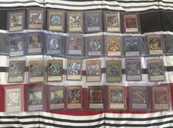 Yu-Gi-Oh! TCG 32 Card Lot Blue-Eyes, Dark Magician, Exodia, Holo 1st Ed - Image 1