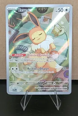 Pokemon TCG Card - Eevee 173 - S&V Prismatic Evolutions - Black Star Promo - Image 1