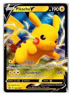 Pokemon TCG - Pikachu V - - SWSH: Sword & Shield Promo Cards SWSH061 Promo Holo - Image 1