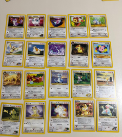 Pokemon OG 20 Card Bulk Lot NO DUPLICATES LP-NM RARE WOTC Vintage Original a - Image 2