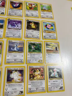 Pokemon OG 20 Card Bulk Lot NO DUPLICATES LP-NM RARE WOTC Vintage Original a - Image 4