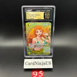 CGC PRISTINE 10 Nami EB03-053 SP SR Parallel ONE PIECE Card Heroines edition 95 - Image 1