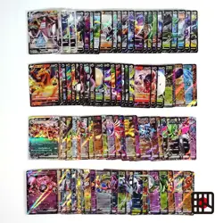 Pokemon Card Bulk Lot 100 V ex VMAX VSTAR NM-LP No Dupes Japanese US Stock 664 - Image 1