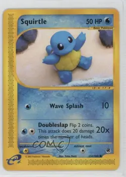 Squirtle Pokemon e-Card Series Expedition #131 2002 - Image 1