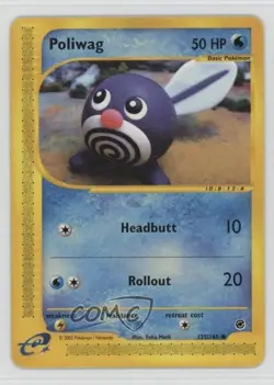 Poliwag Pokemon e-Card Series Expedition #125 2002 - Image 1