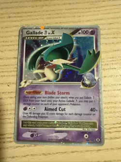 Gallade E4 LV.X 106/111 Platinum Rising Rivals Pokemon Card Holo Foil Rare LP - Image 1