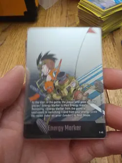 Son Goku E-45 Silver Energy Marker Dragon Ball Manga Booster Card Fusion World - Image 1