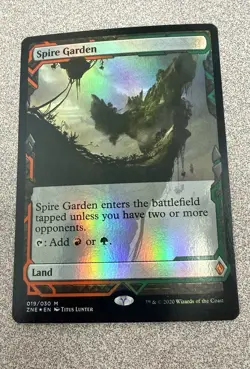 MTG Magic Spire Garden Zendikar Rising Expeditions Foil LP - Image 1