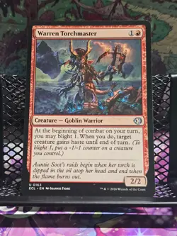Warren Torchmaster Regular- 0163 - Lorwyn Eclipsed ECL - MTG - NM/M NP - Image 1