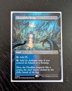 GLOOMLAKE VERGE Borderless Rare Duskmourn Near Mint MTG - Image 1