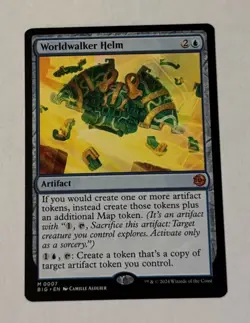 MTG Worldwalker Helm - Outlaws of Thunder Junction The Big Score LP - Image 1