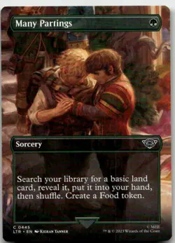 Many Partings (Borderless), Universes: Lord of the Rings: Middle-earth #445 MTG - Image 1
