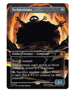 Technodrome - Borderless Teenage Mutant Ninja Turtles MTG - Image 1