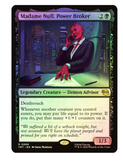 Madame Null, Power Broker - Foil Teenage Mutant Ninja Turtles MTG - Image 1