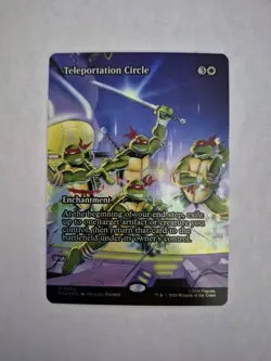 Teleportation Circle (Borderless FOIL) - MTG: Teenage Mutant TMNT - SHIPS NOW! - Image 1