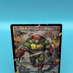 MTG Raphael the Nightwatcher 0287 Showcase Foil TMNT Mythic Rare - Image 2
