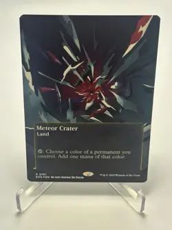 Meteor Crater (161) (Borderless) Edge of Eternities: Stellar Sights Galaxy Foil - Image 1