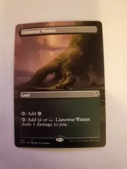 Llanowar Wastes - Extended Art BRO NM MTG - Image 1