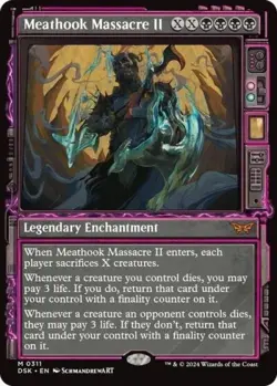 Meathook Massacre II (Showcase) -Foil Near Mint MTG Duskmourn: House of Horror - Image 1