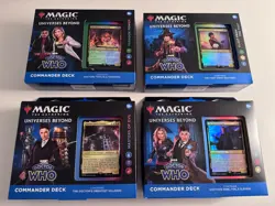 Doctor Who Commander Decks [Bundle Set of 4] - Magic: The Gathering - Sealed - Image 1