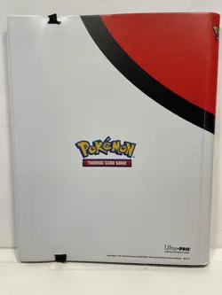 ULTRA PRO Pokemon 9 pocket POKEBALL red & white album Binder-Holds 180-360 cards - Image 2
