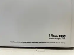 ULTRA PRO Pokemon 9 pocket POKEBALL red & white album Binder-Holds 180-360 cards - Image 3