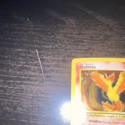 Pokemon Moltres 70 HP Holo Rare Fossil Unlimited 12/62 1999 TCG Card - Image 2