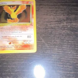 Pokemon Moltres 70 HP Holo Rare Fossil Unlimited 12/62 1999 TCG Card - Image 4