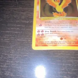 Pokemon Moltres 70 HP Holo Rare Fossil Unlimited 12/62 1999 TCG Card - Image 5