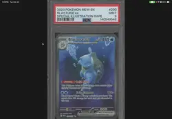 2023 Pokemon MEW EN Special Illustration Rare #200 Blastoise ex PSA 9 - Image 1