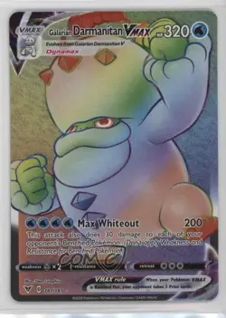 Secret - Galarian Darmanitan VMAX Pokemon Sword & Shield Vivid Voltage #187 - Image 1
